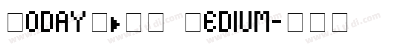 TodaySBOP Medium字体转换